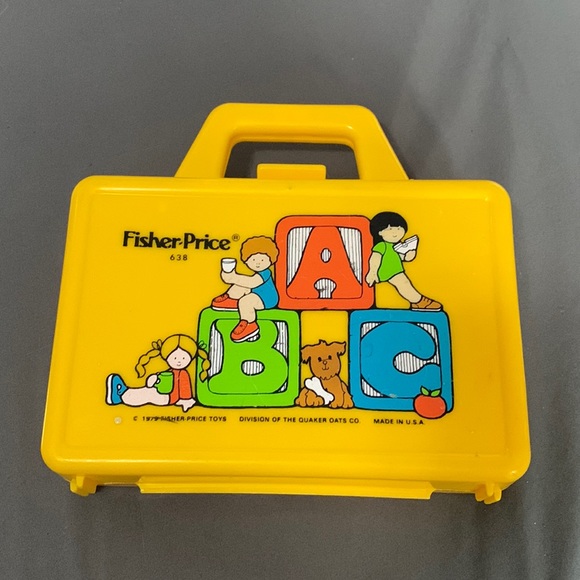 Vintage 1979 Fisher Price Play Lunch Box/Pencil Box - Picture 1 of 2